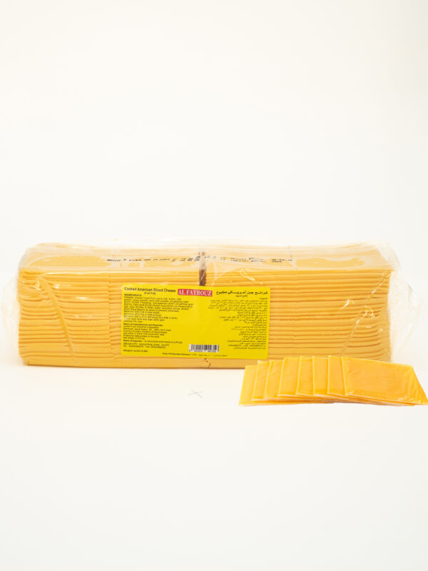 Cooked American Cheddar Cheese Slices