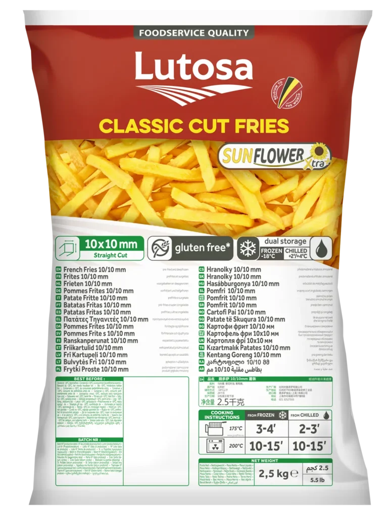 Classic Cut Fries 10x10mm